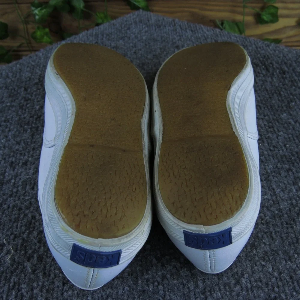 Keds Champion Oxford Leather Women's White Sneakers Size 5.5 Casual‎ Walking